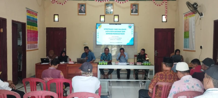 VERIVIKASI DAN VALIDASI DATA MISKIN DAN MISKIN EKSTREM